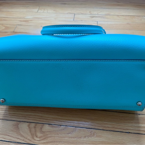 Kate Spade 12.5 inch teal handbag - Picture 9 of 9